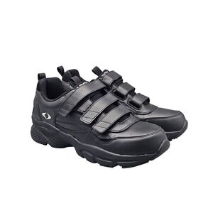 Apex Men's Size 11  US Wide X903M Black Triple Strap Walker X Last Comfort Shoes